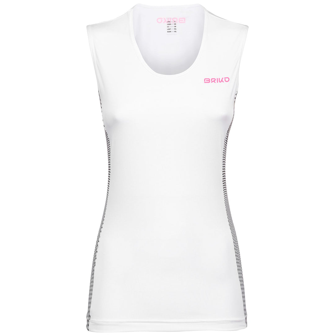 White Women's Cycling Jersey for Performance Activities 01