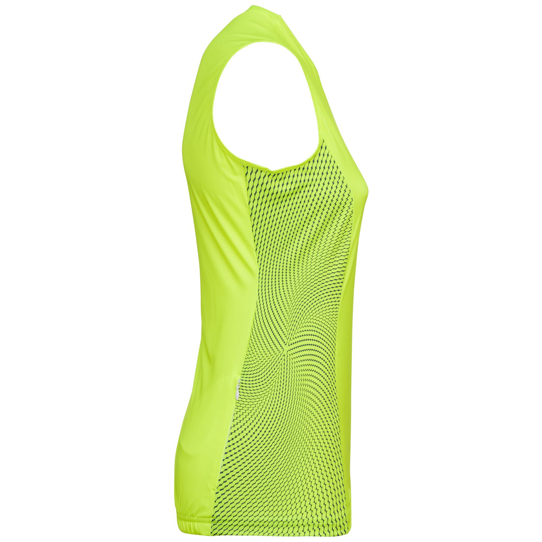 Maillot de cyclisme vert pour femme, respirant et coupe ajustée main