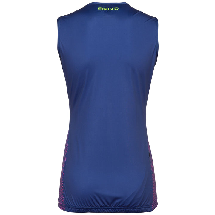 Blue Women's Cycling Jersey with Breathability and Ergonomic Fit 3