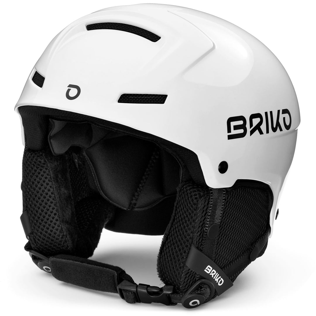 Unisex White Ski Helmet with Adjustable Fit and Ventilation 01