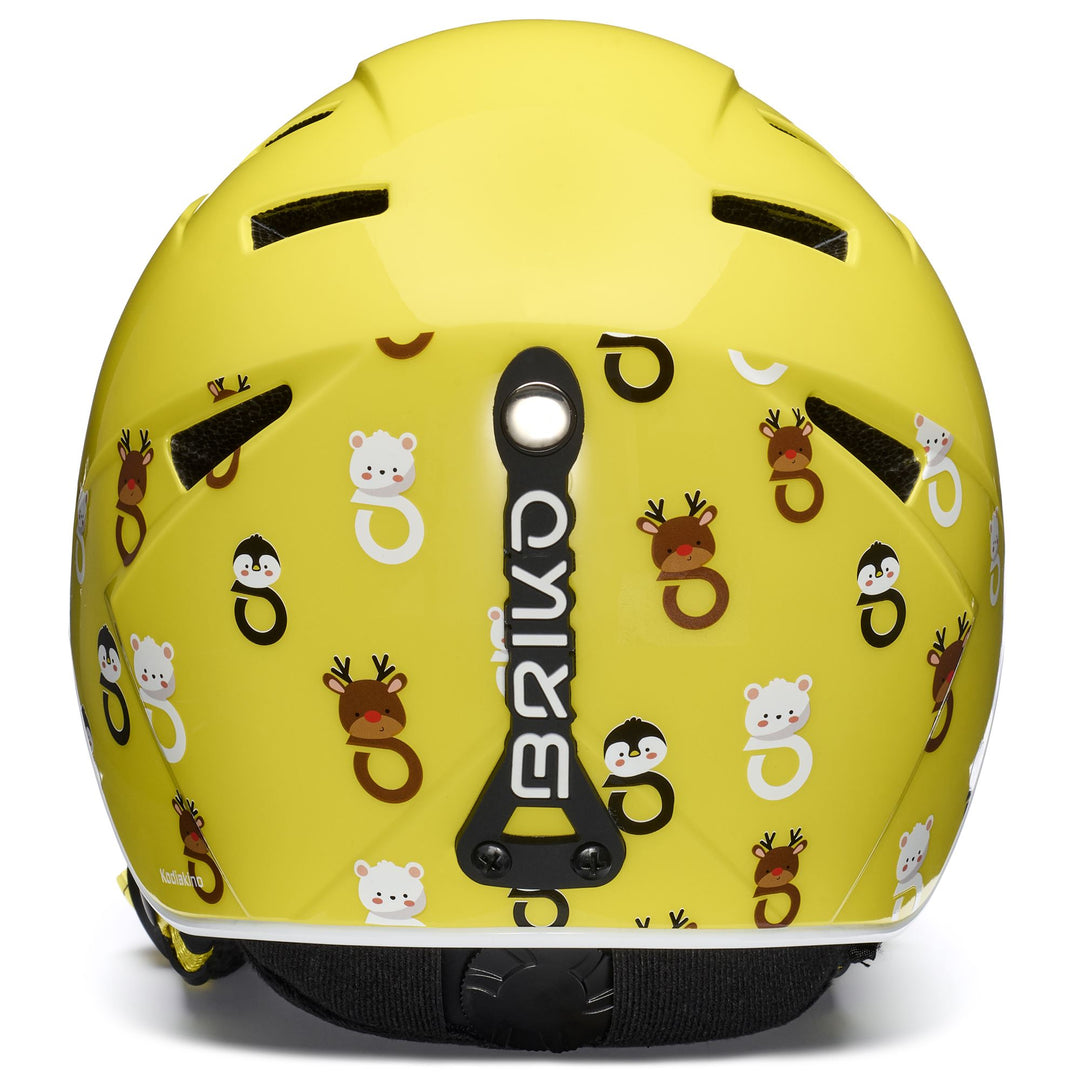 Casco da sci giallo per bambini main
