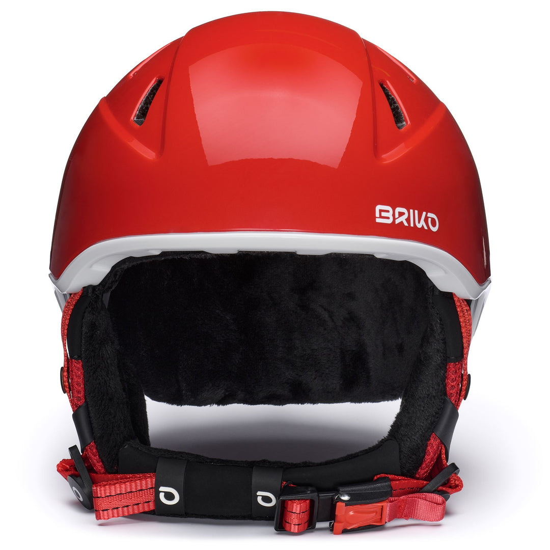 Kid’s Red and White Ski Helmet main