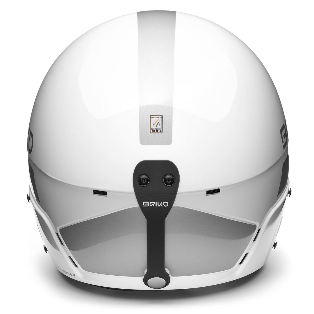 Kid's Grey and White Ski Helmet main