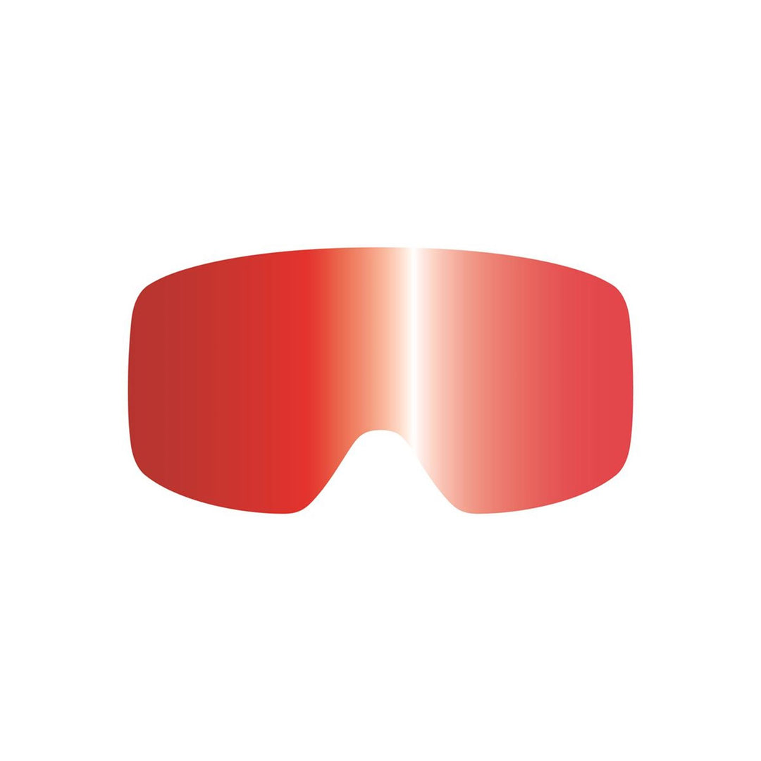 Lente di ricambio rossa unisex per maschera da sci 01