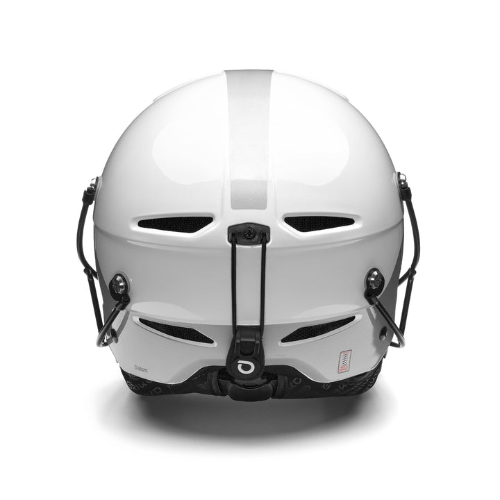 Unisex Grey and White Ski Helmet with Ventilation System 4