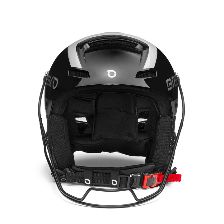 Casco da sci unisex nero e argento con imbottitura in memory foam 3