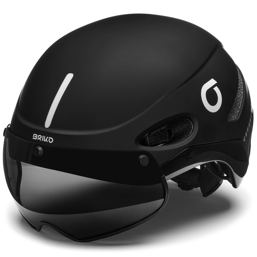 Casco da ciclismo urbano unisex nero con lente rimovibile e luci LED 01