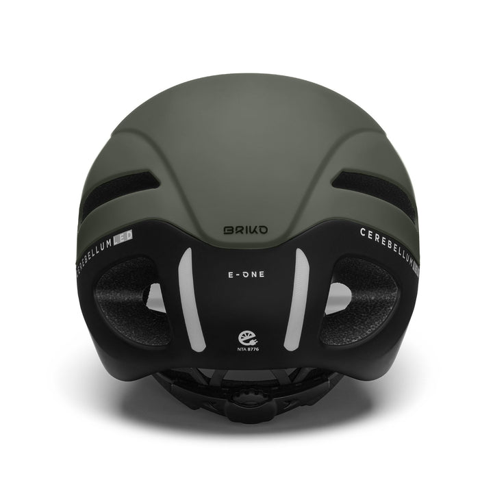 Unisex Grey and Green Urban Cycling Helmet with LED and Removable Lens 5