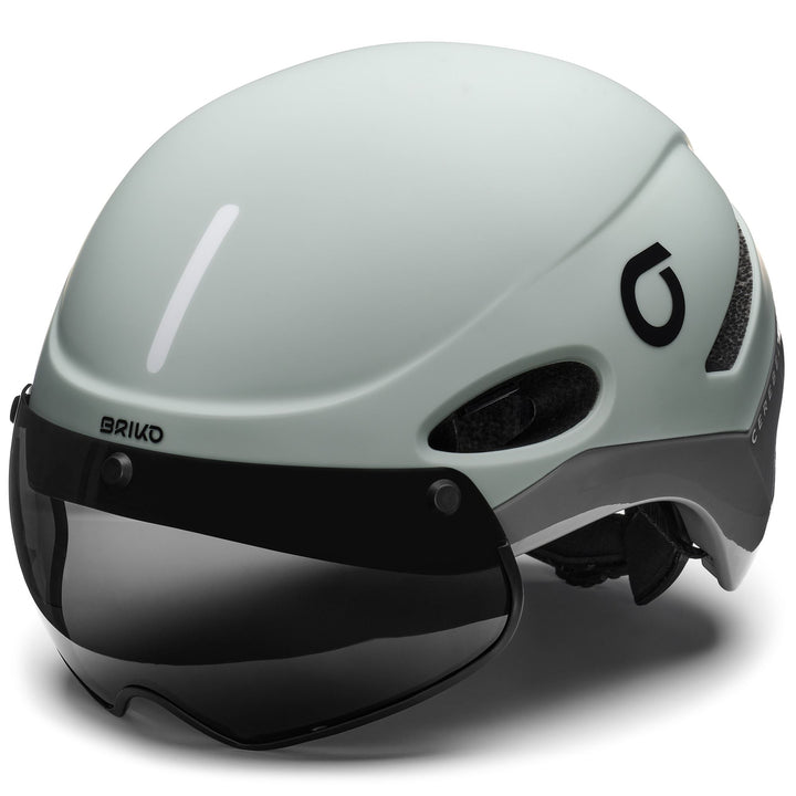 Unisex Grey Urban Cycling Helmet with LED Light and Removable Lens 1