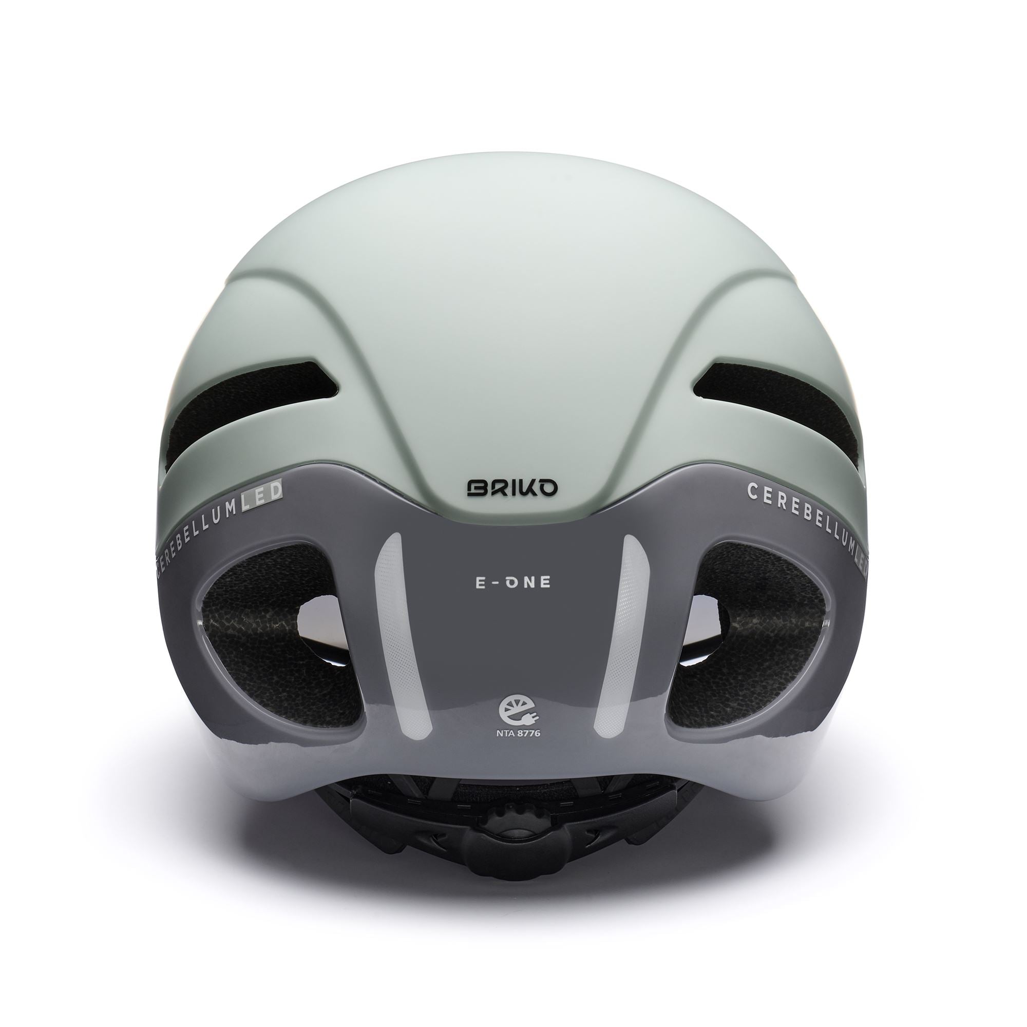 Unisex Grey Urban Cycling Helmet with LED Light and Removable Lens