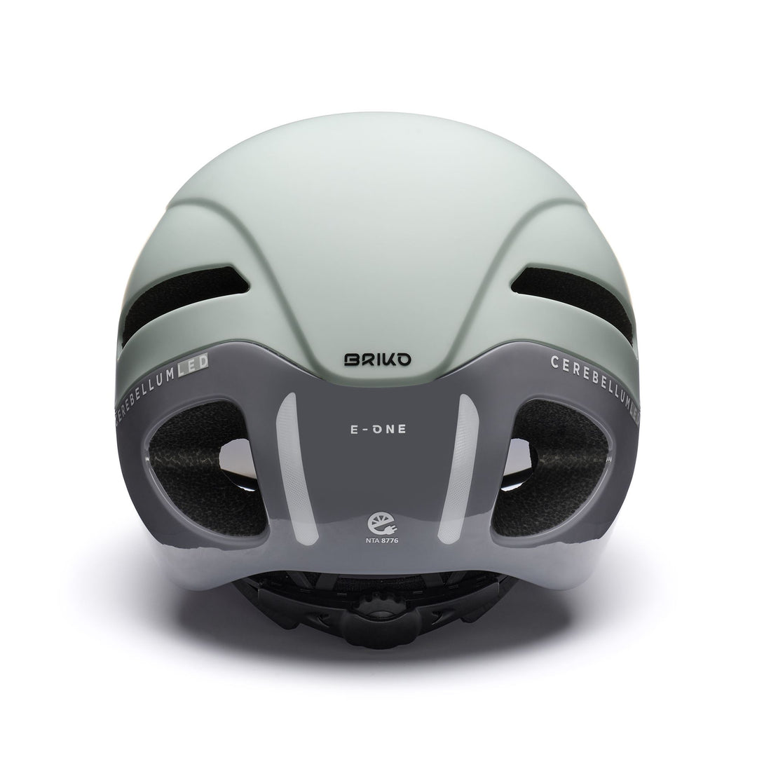 Unisex Grey Urban Cycling Helmet with LED Light and Removable Lens main