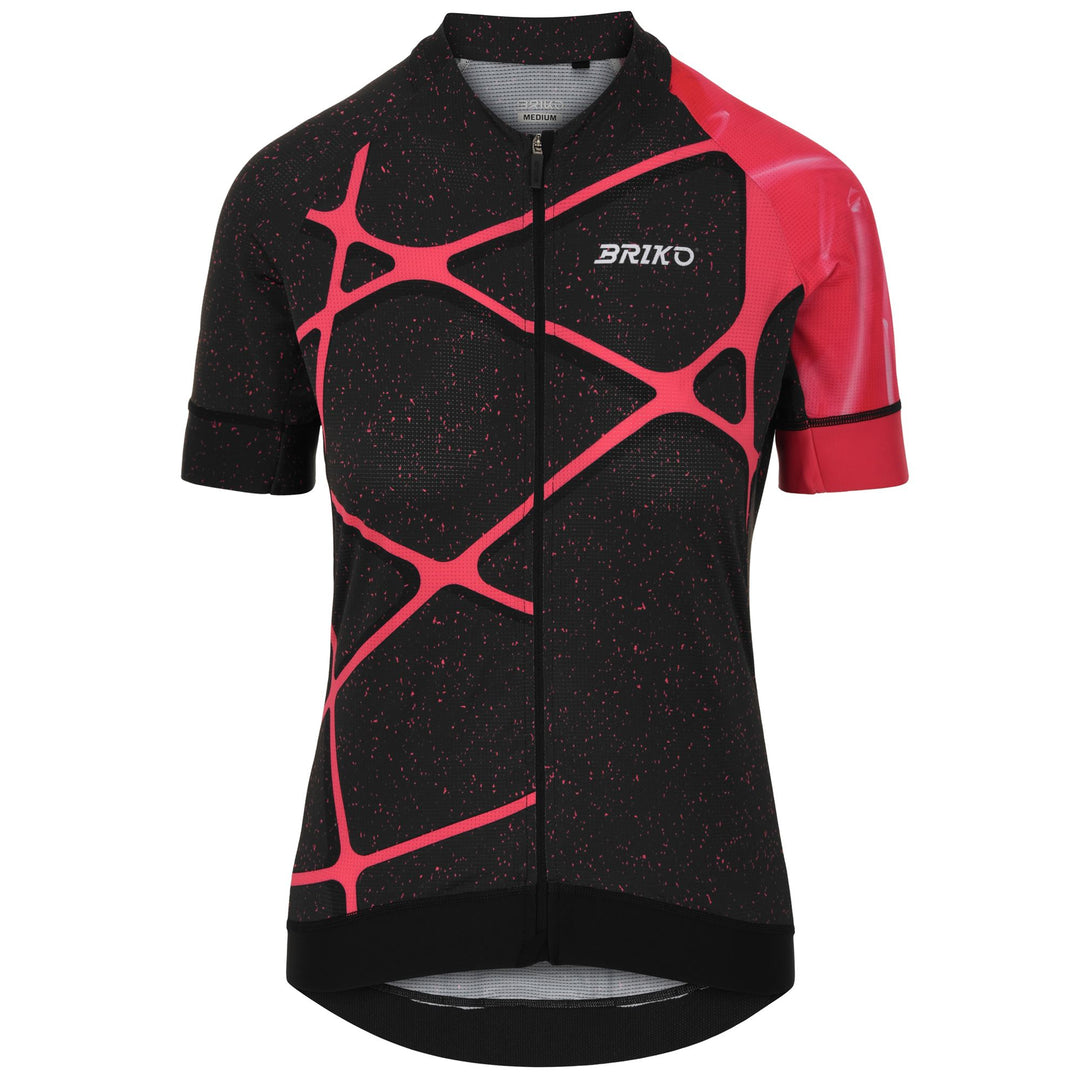 Black Women's Lightweight Cycling Jersey for Road Riding 01