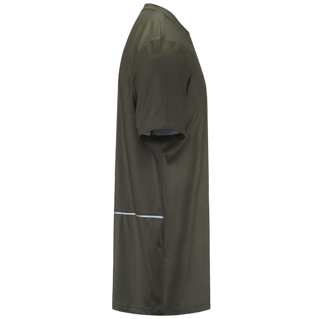 Maillot de cyclisme sur route vert kaki pour homme main