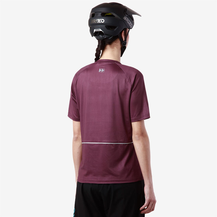 Maillot de cyclisme respirant Violet pour femme, idéal pour la route et le gravel 7