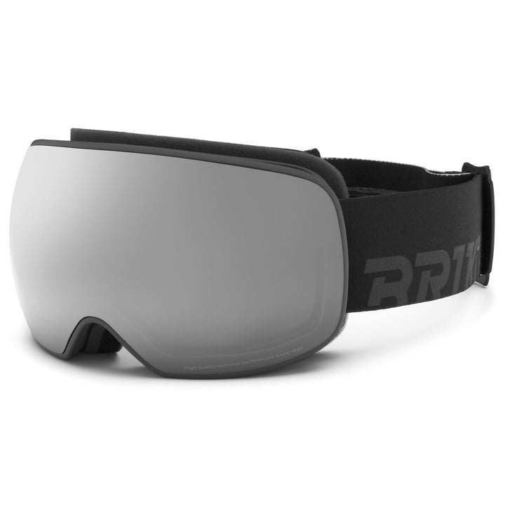 Masque de ski unisexe gris avec protection antibuée et UV 3