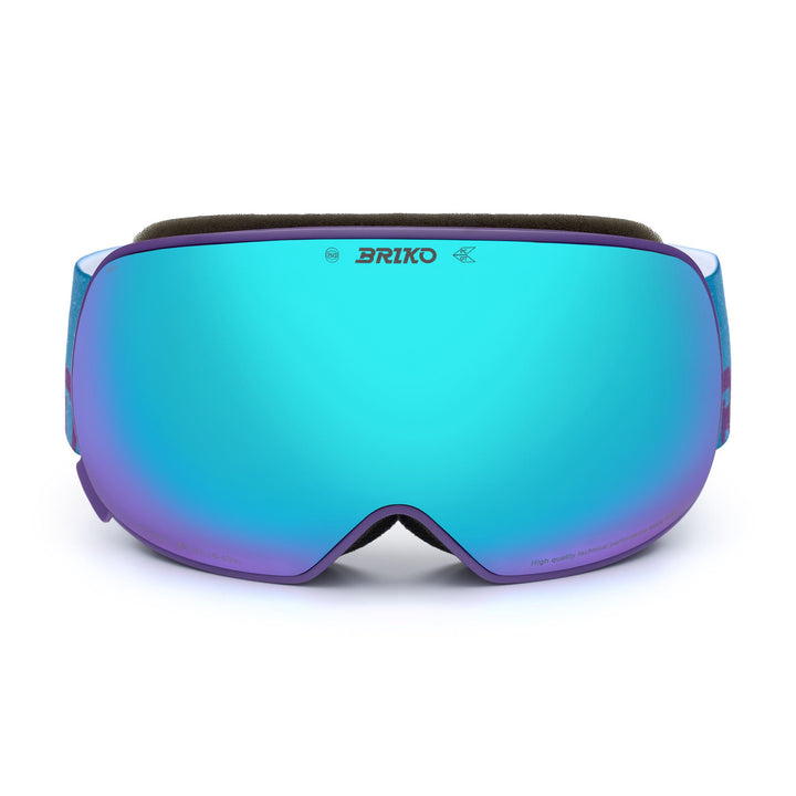 BORN 2 LENSES - Occhiali da nuoto - Occhiali da sci - Unisex - Shaded Green Purple-MBM2P1-Orient 1