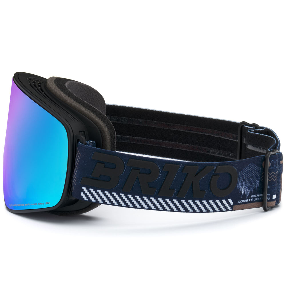 Unisex Blue Ski Goggles with Anti-Fog and Interchangeable Lenses 02