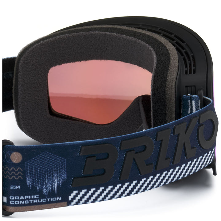 Unisex Blue Ski Goggles with Anti-Fog and Interchangeable Lenses 4