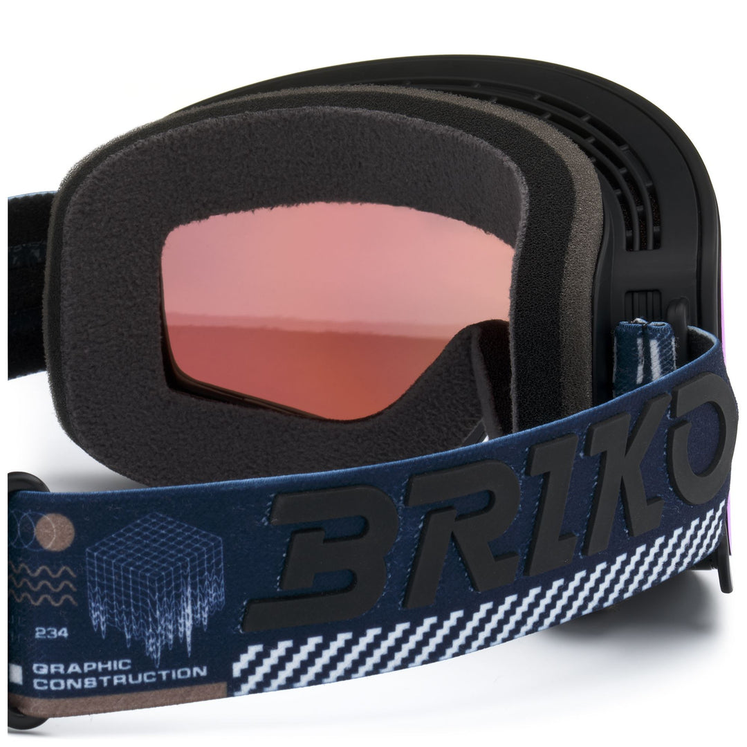 Unisex Blue Ski Goggles with Anti-Fog and Interchangeable Lenses main