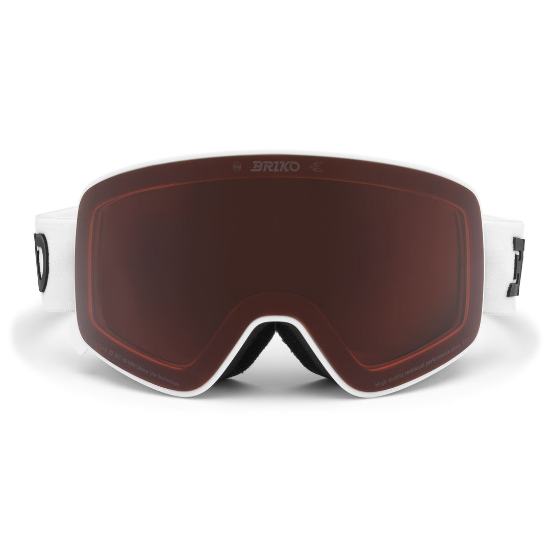 White Interchangeable Lens Ski Goggles Color Enhancement main