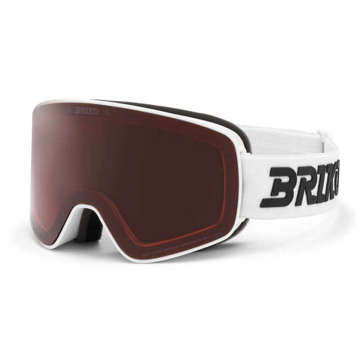 White Interchangeable Lens Ski Goggles Color Enhancement 3