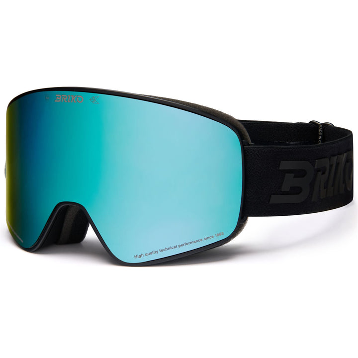 Maschera da sci unisex nera con protezione antiappannamento e UV 3