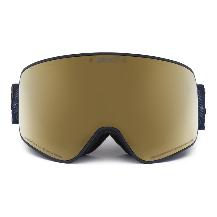 Maschera da sci unisex blu con protezione antiappannamento e UV 1