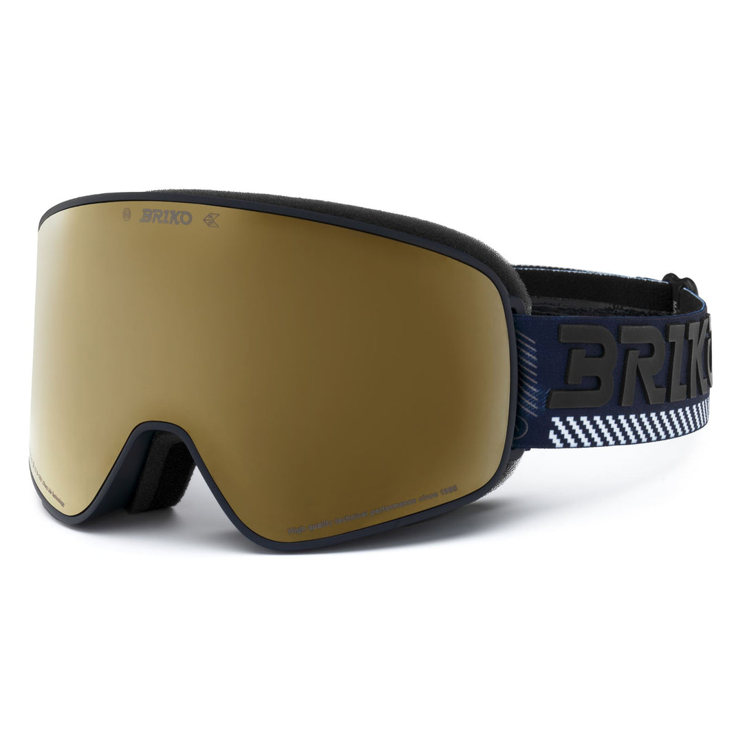 Maschera da sci unisex blu con protezione antiappannamento e UV main