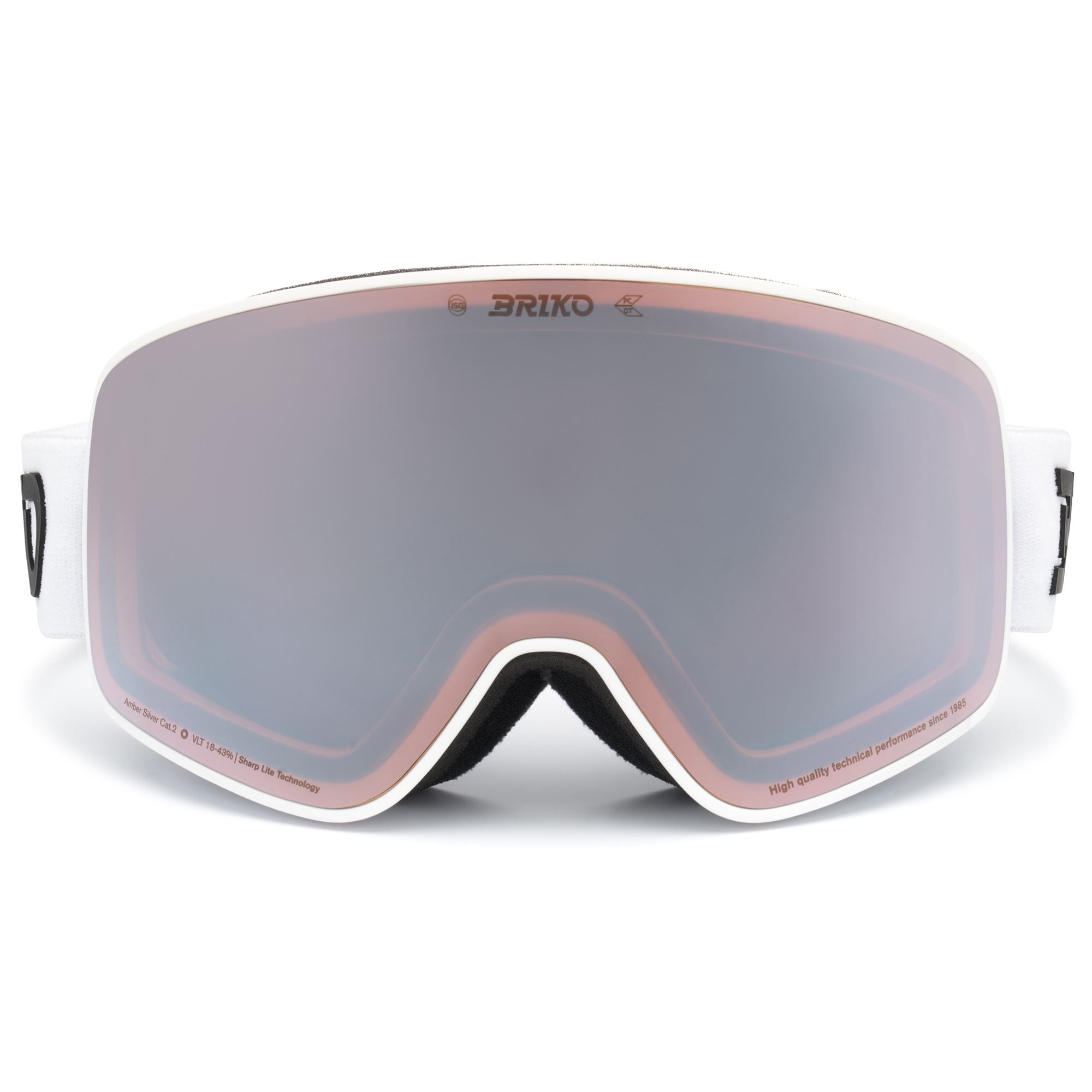 Goggles Unisex CHINO SHARP LITE Ski Goggles White - ABSM2