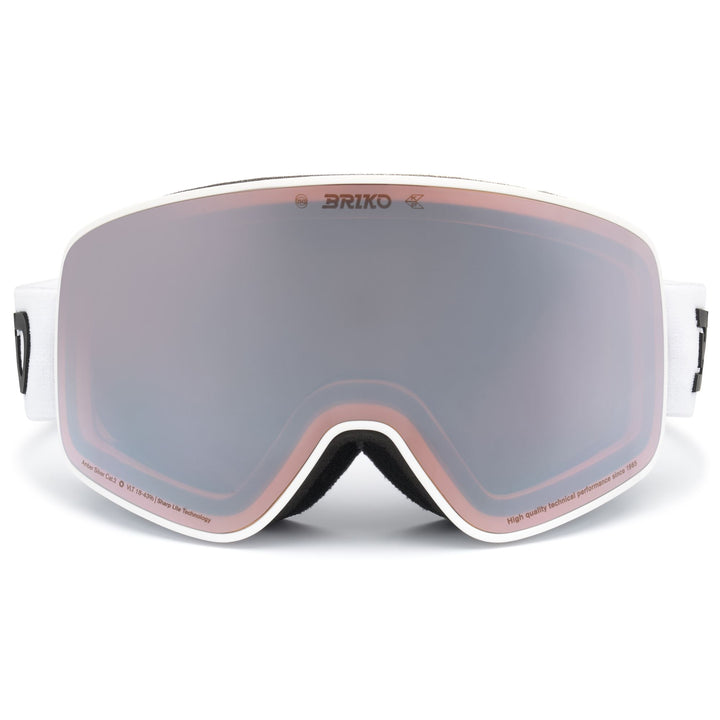 Unisex White Ski Goggles with Anti-Fog and UV Protection 1