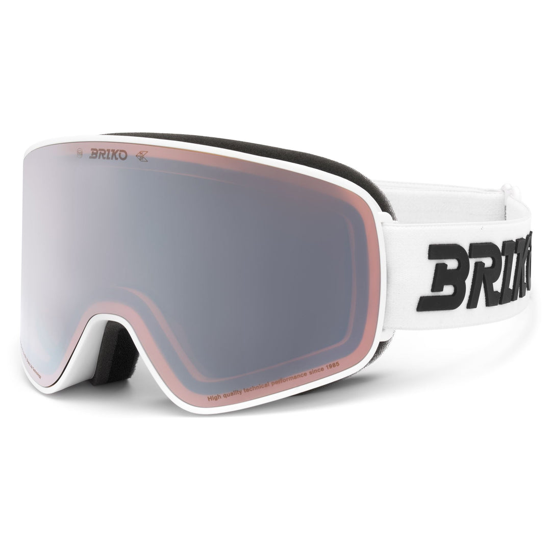 Unisex White Ski Goggles with Anti-Fog and UV Protection main