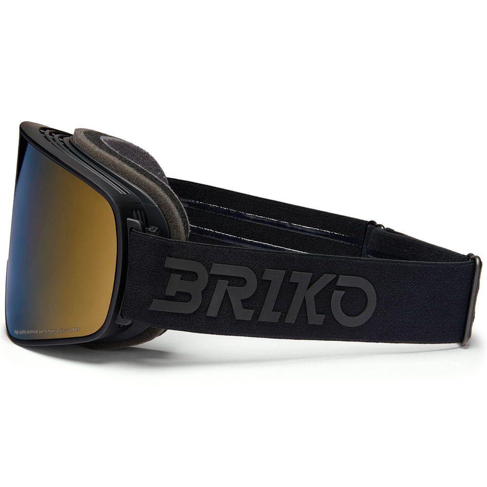 Maschera da sci unisex nera con protezione antiappannamento e UV 02