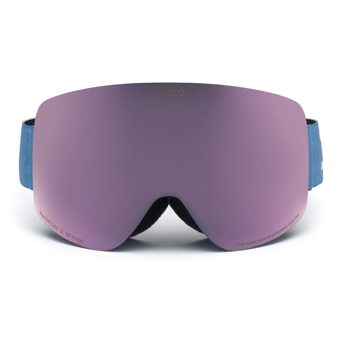 Maschera da sci unisex blu con protezione antiappannamento e UV 01