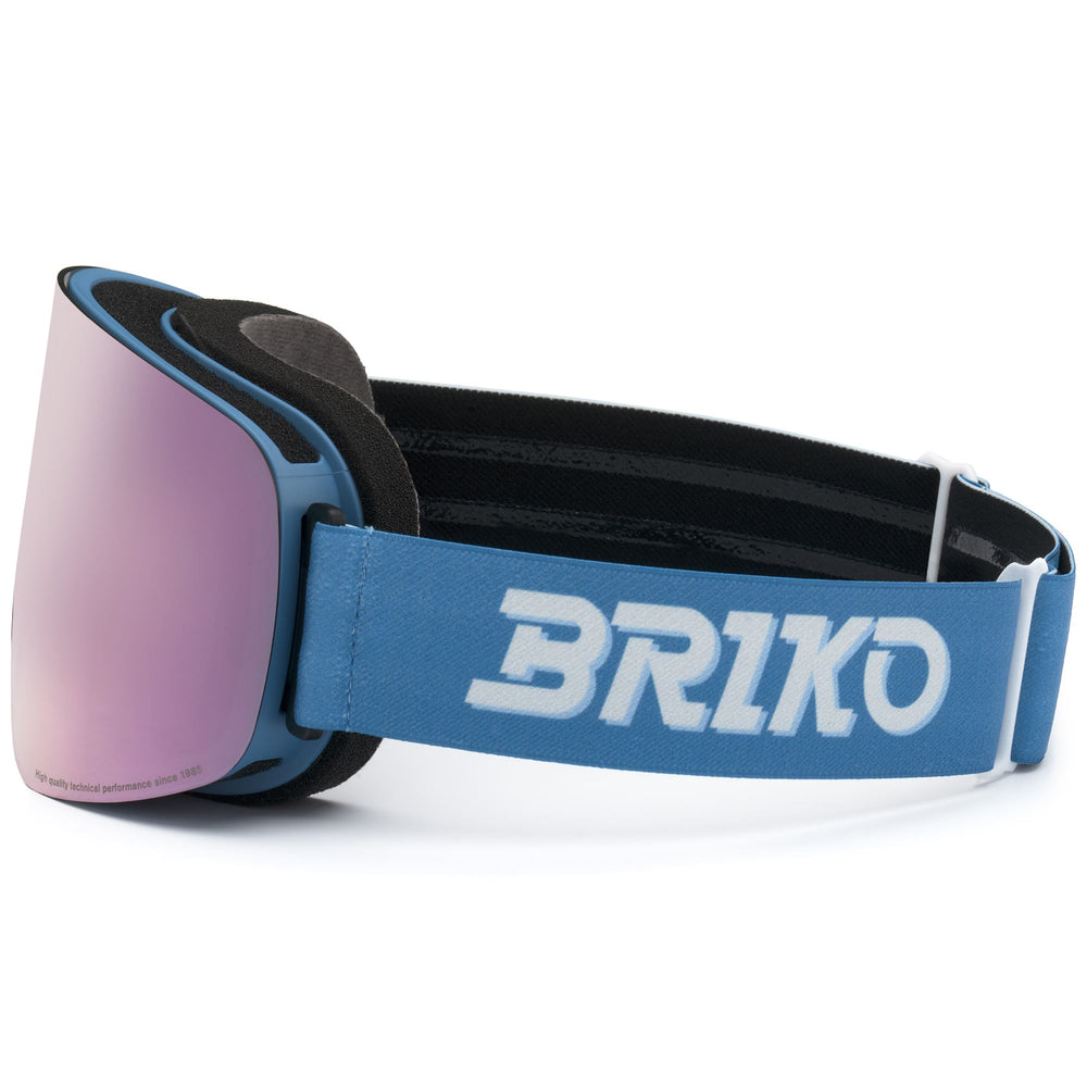 Masque de ski unisexe bleu avec protection antibuée et UV 02
