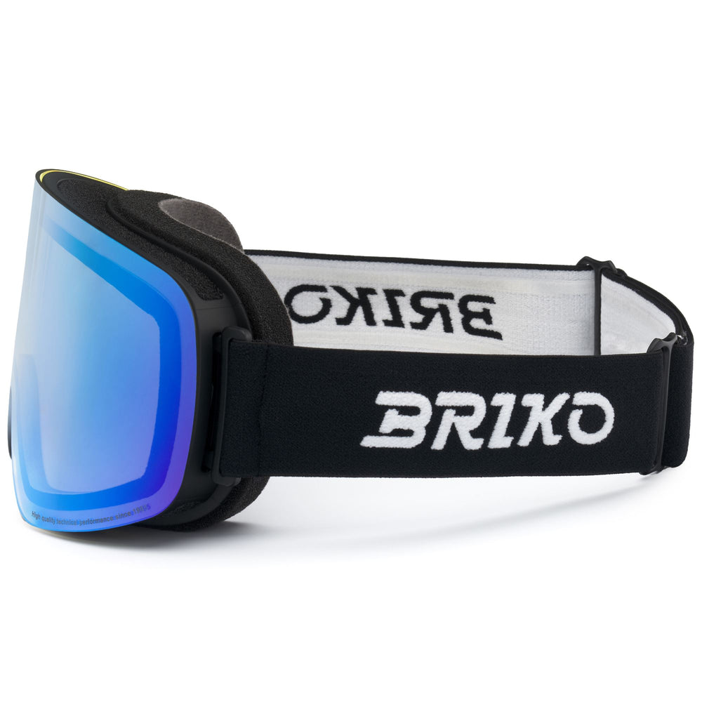 Maschera da sci unisex nera con protezione antiappannamento e UV 02