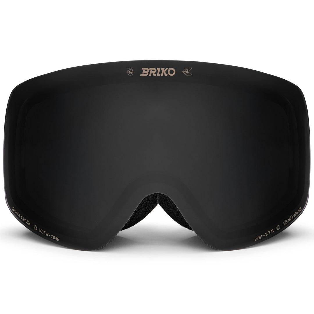 Maschera da sci unisex grigia con protezione antiappannamento e UV 01