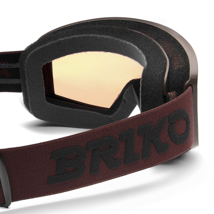 Brown Unisex Ski Goggles with Anti-Fog and UV Protection 4