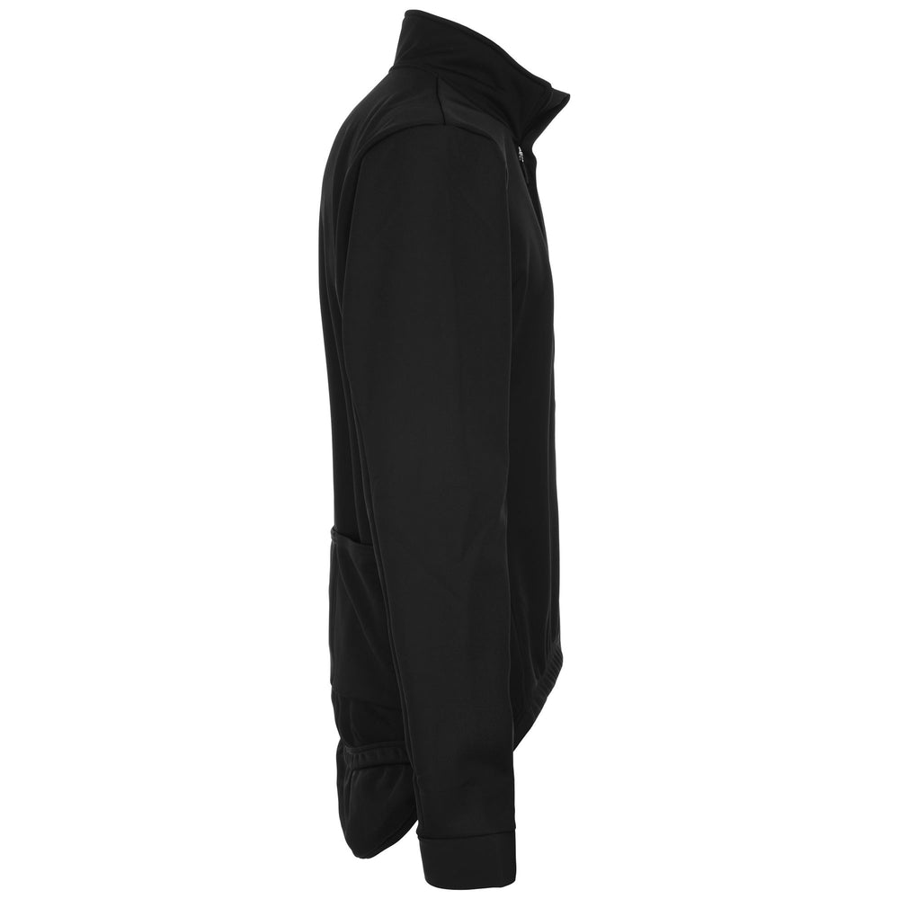 Black Men's Winter Cycling Jacket with Thermal Protection 02
