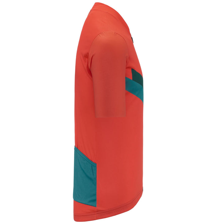 Orange Men's Cycling Jersey for Road Biking 2