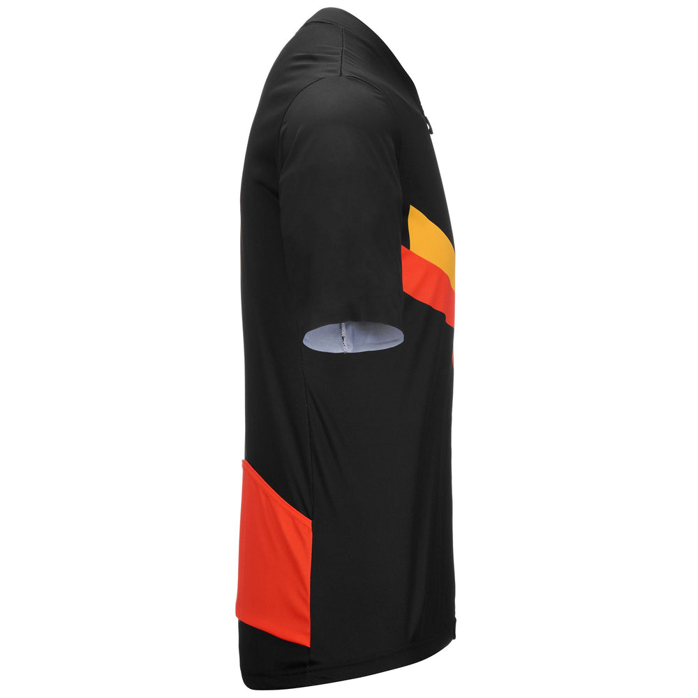 Black Men's Cycling Jersey for Road Cycling 02