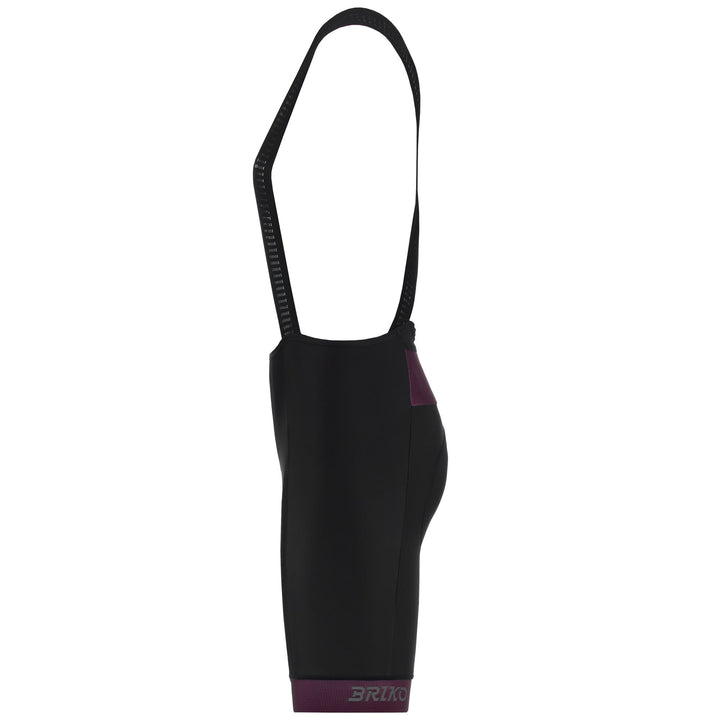 Black Women's Cycling Bib Shorts with Padding 2