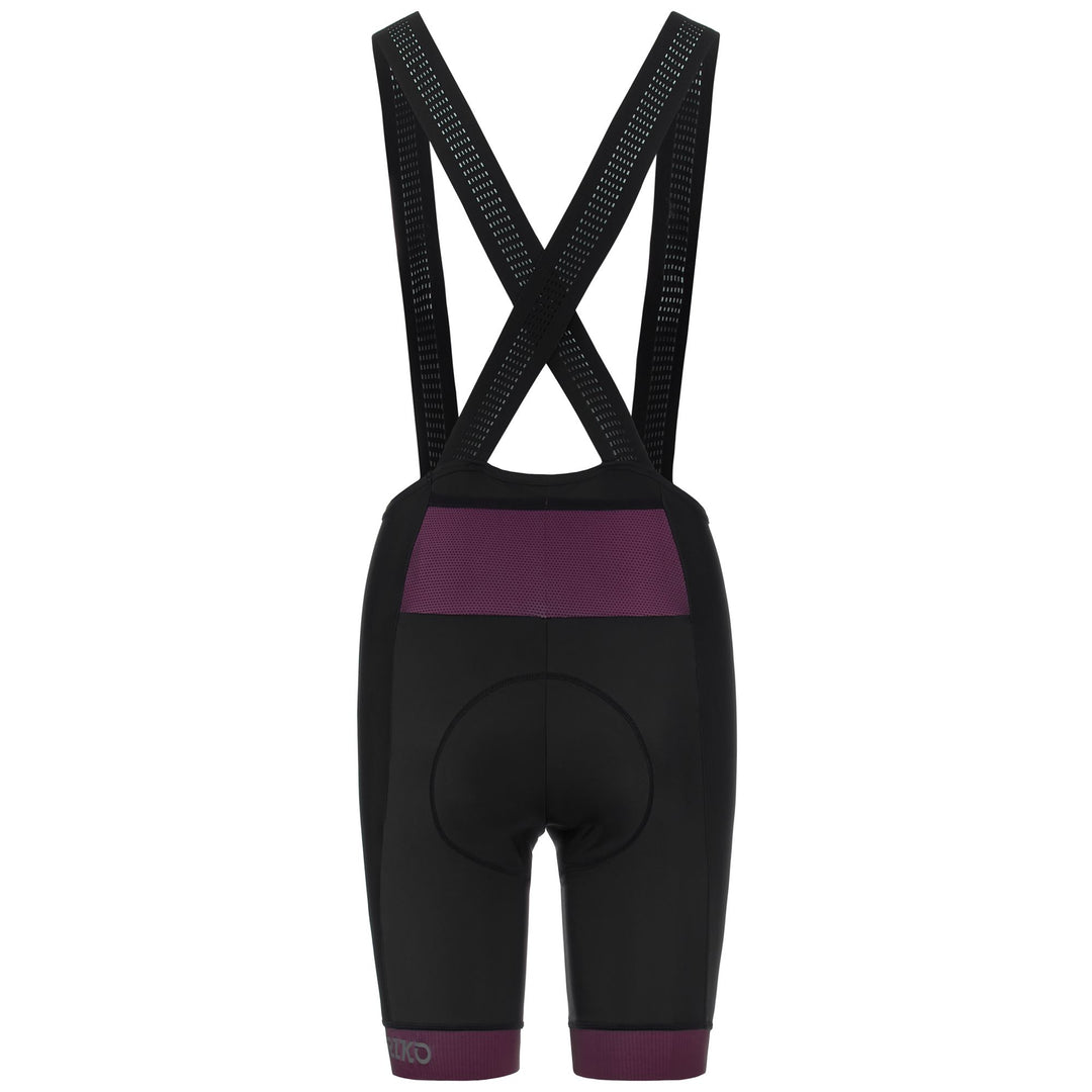 Black Women's Cycling Bib Shorts with Padding main