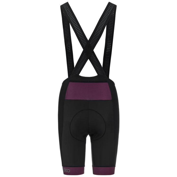 Black Women's Cycling Bib Shorts with Padding 3