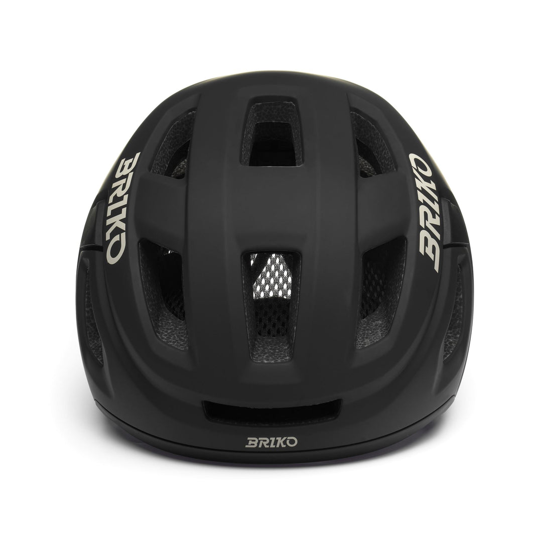 Unisex Black and Amber Cycling Helmet with Ventilation Features main
