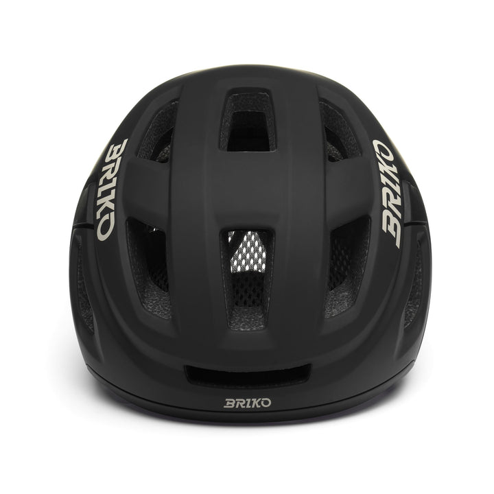 Unisex Black and Amber Cycling Helmet with Ventilation Features 3