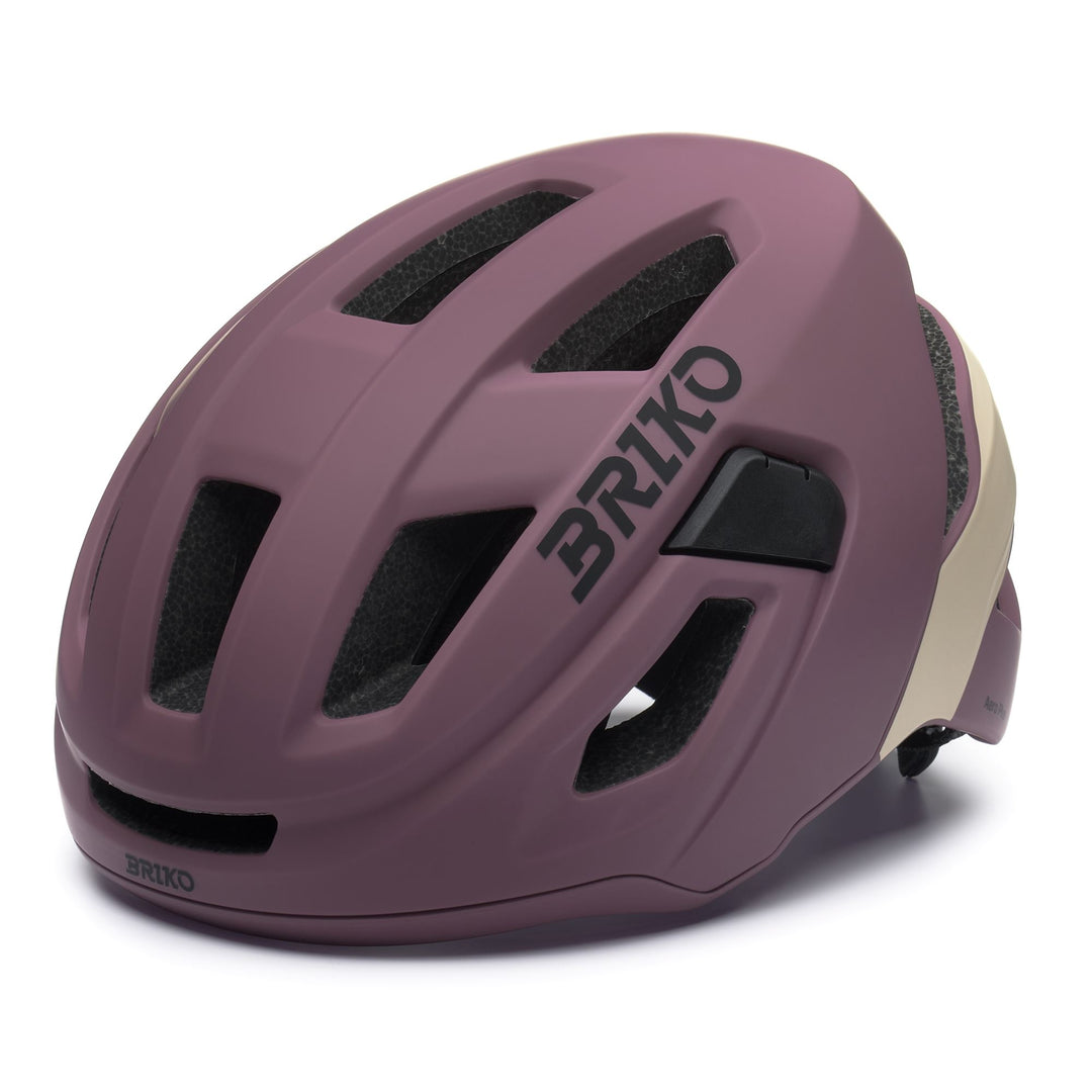 Unisex Red and Tawny Cycling Helmet with Ventilation and Padding 01