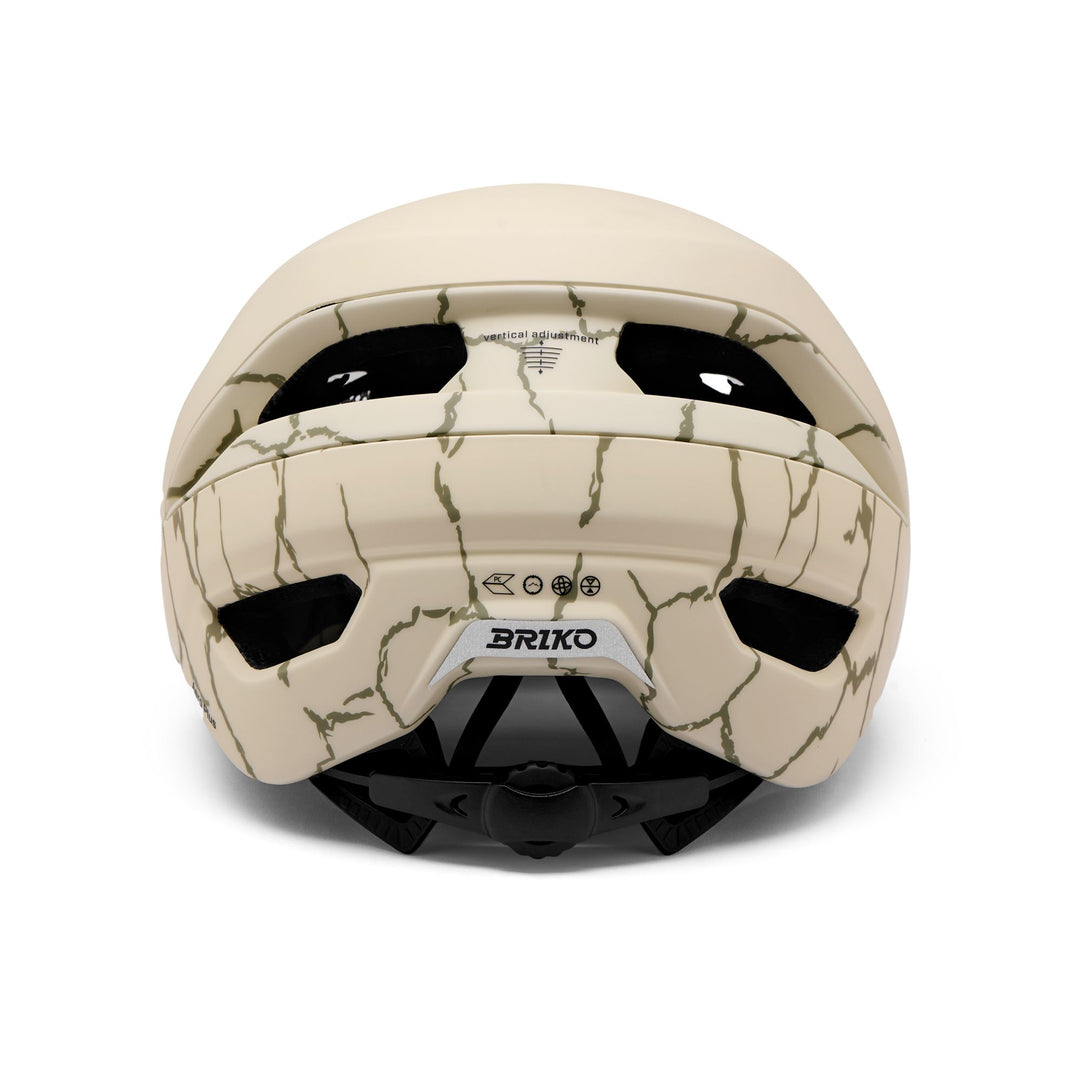 Casco da ciclismo unisex beige e marrone con funzioni di ventilazione main