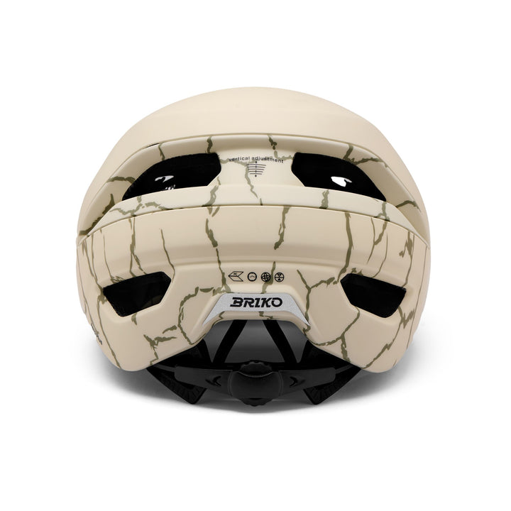 Casco da ciclismo unisex beige e marrone con funzioni di ventilazione 4