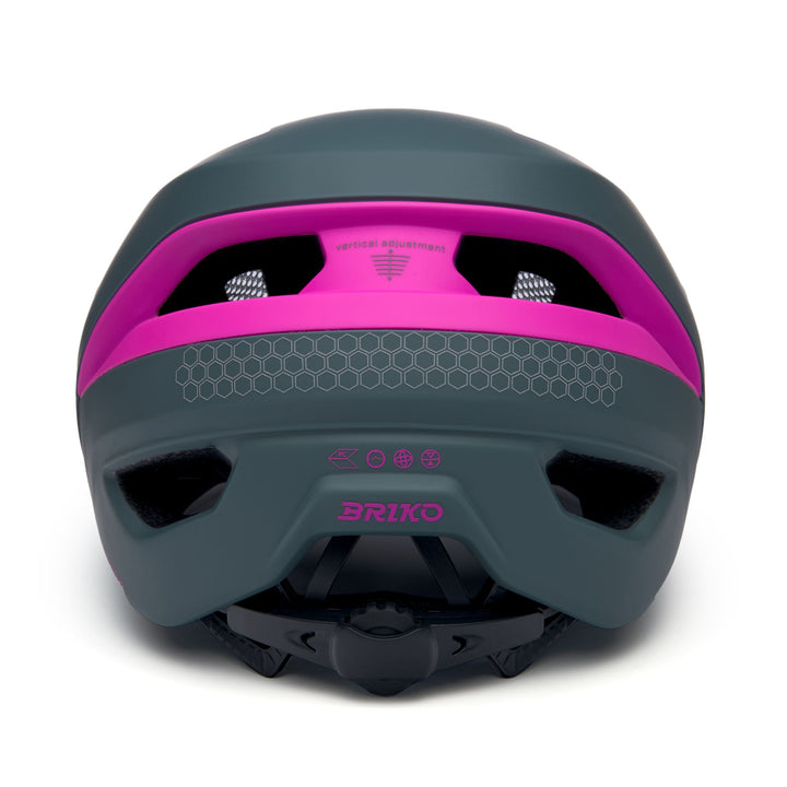 Casco da ciclismo unisex blu e verde con ventilazione e caratteristiche riflettenti 4