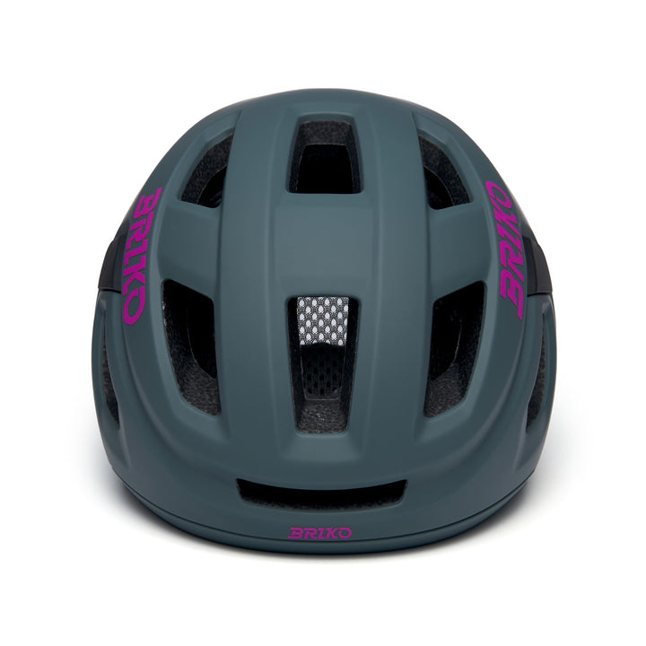 Casco da ciclismo unisex blu e verde con ventilazione e caratteristiche riflettenti 3